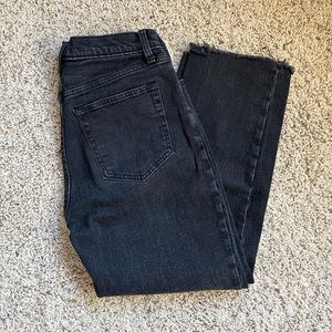 Abercrombie Ankle Straight High Rise Jeans